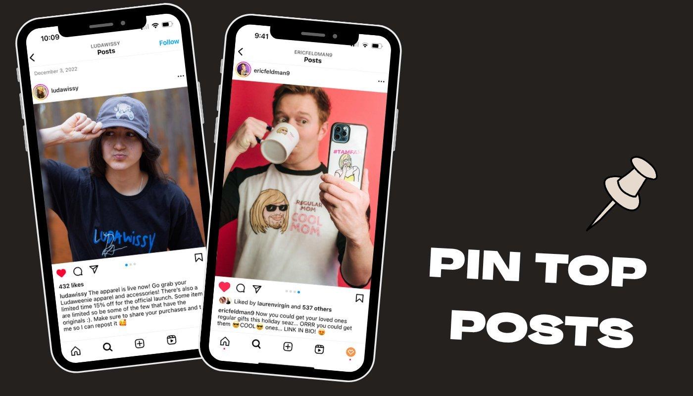 merch shop owners promoting their merch with social content